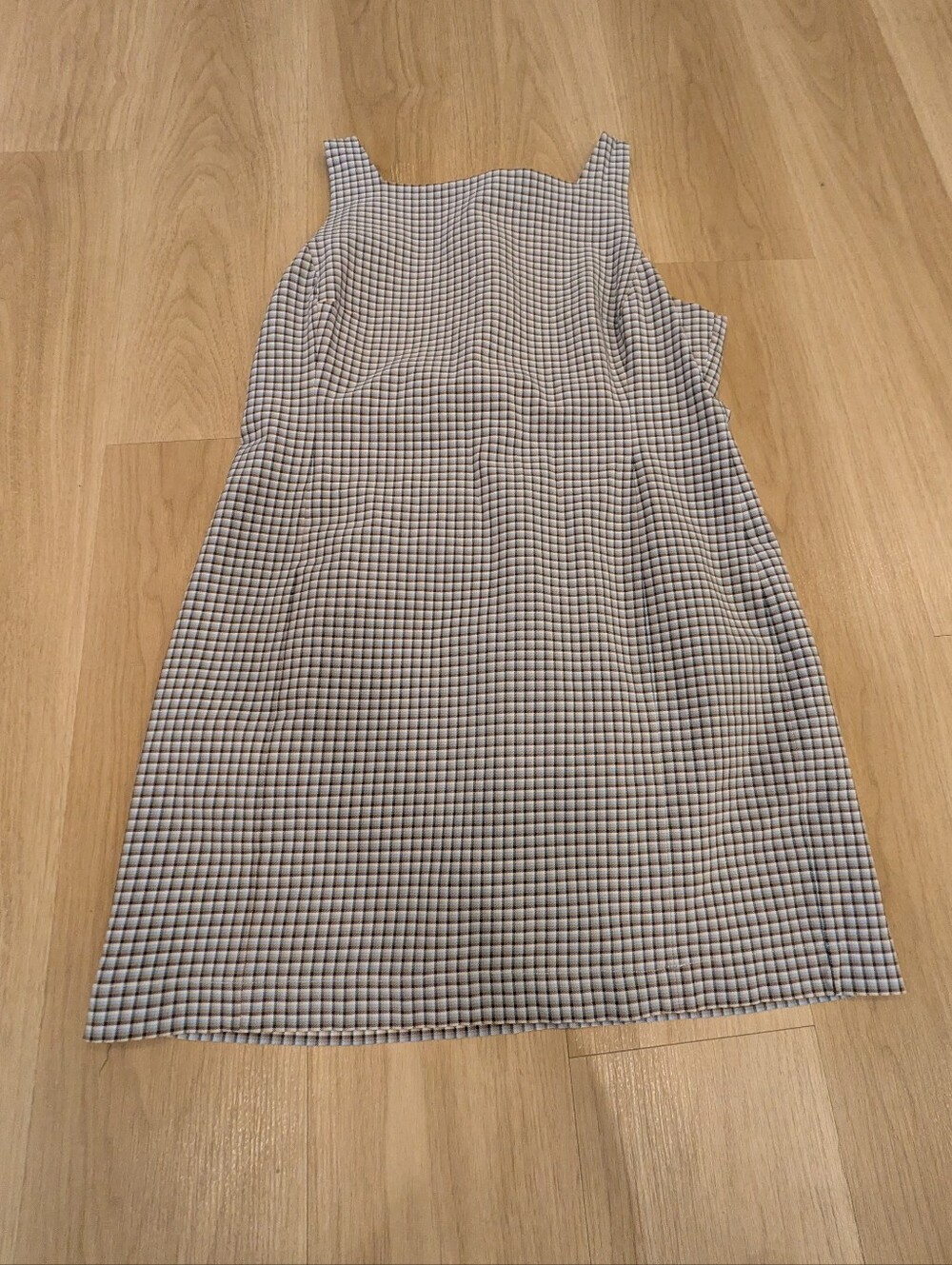 Theory Checkered Mini Dress Size 18